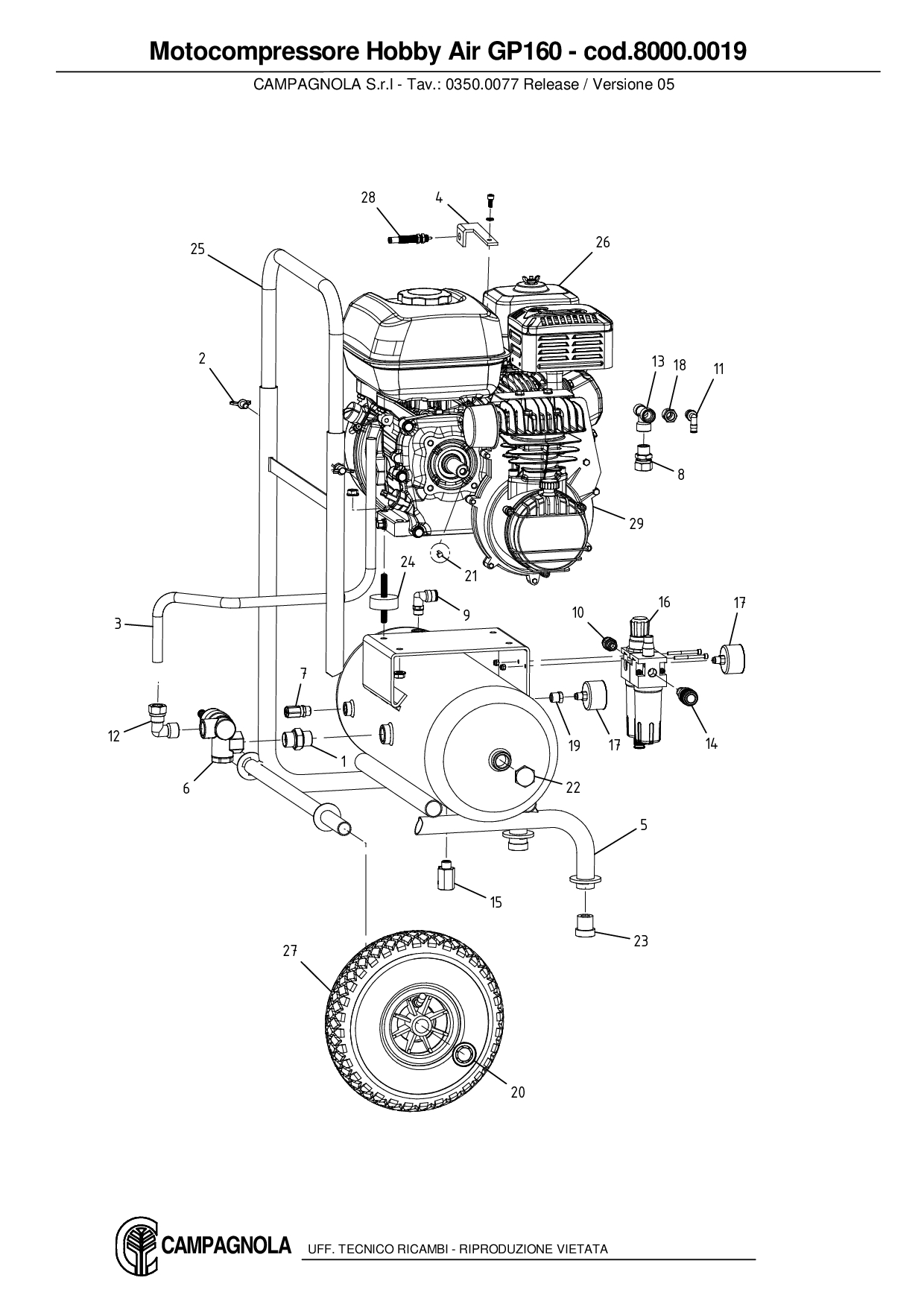 MOTO.0305_Motocompressore Hobby Air GP160 – (8000.0019)